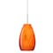 Besa Lighting Pera 9 Cord Pendant, Habanero, Satin Nickel Finish, 1x9W LED 1JT-4126HB-LED-SN - alternate 1